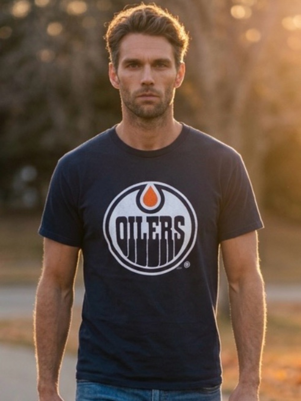 2 for $30 | Edmonton Oilers Logo Short Sleeve Tee